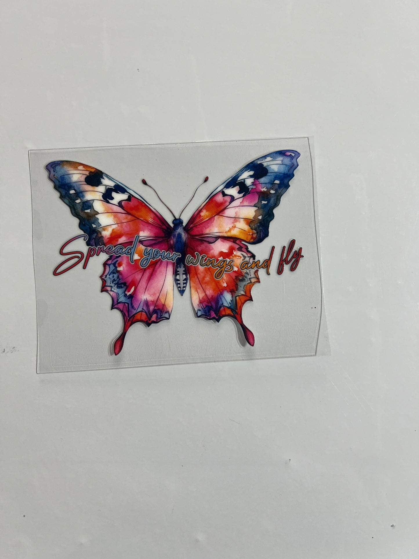 Spread your wings and fly decal
