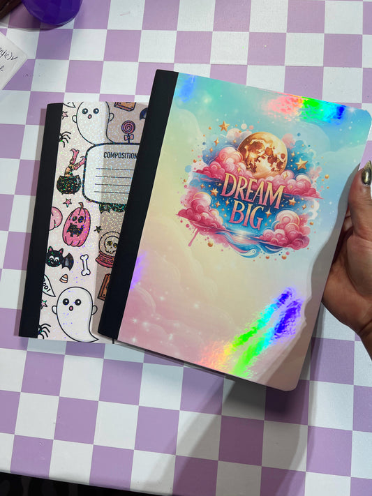 Personalized Composition Notebook – Custom Design | Back-to-School, Teacher Gifts, Crafters & More