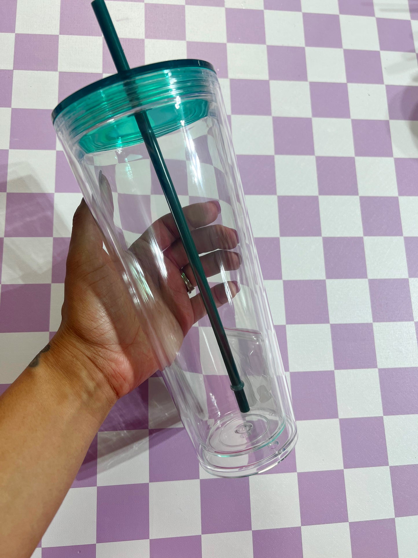 20oz Acrylic Snow globe blanks