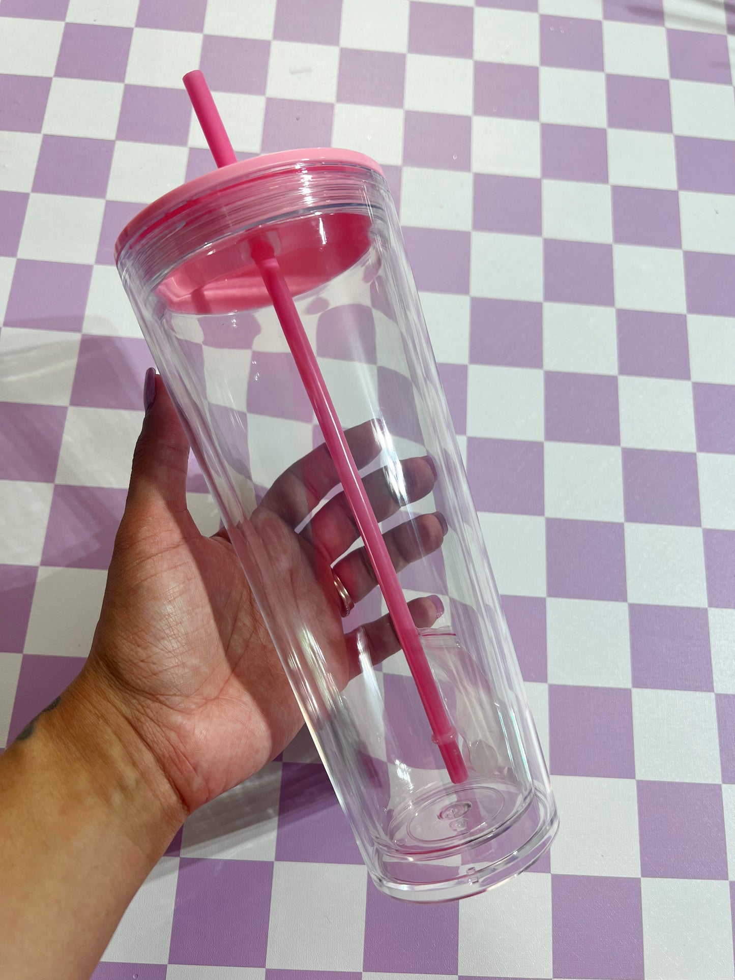 20oz Acrylic Snow globe blanks