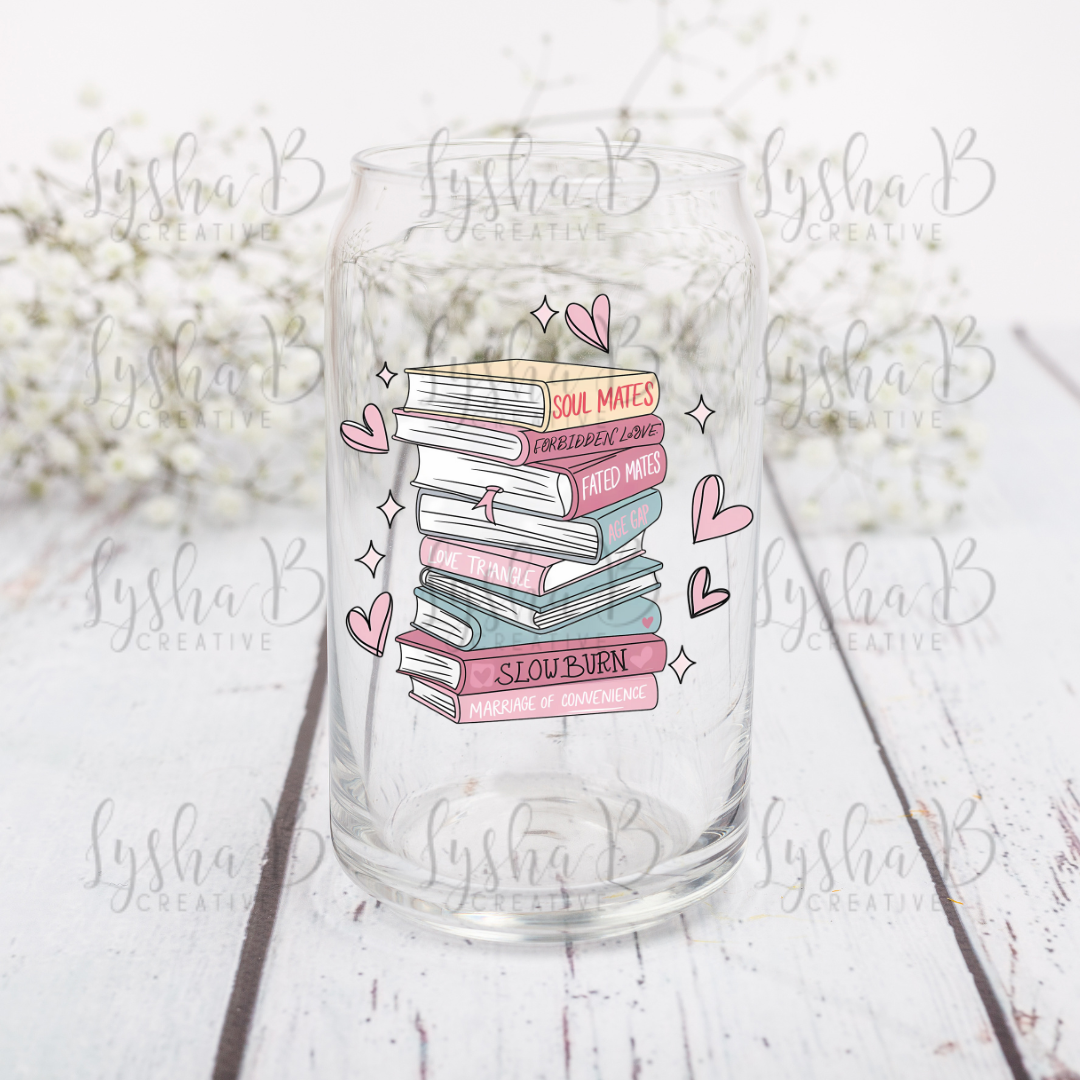 Bookish Stack Decal