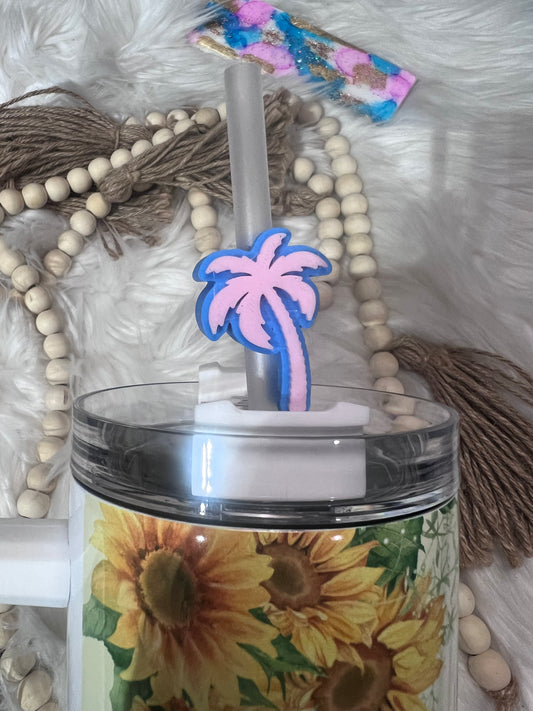 Palm Tree straw topper