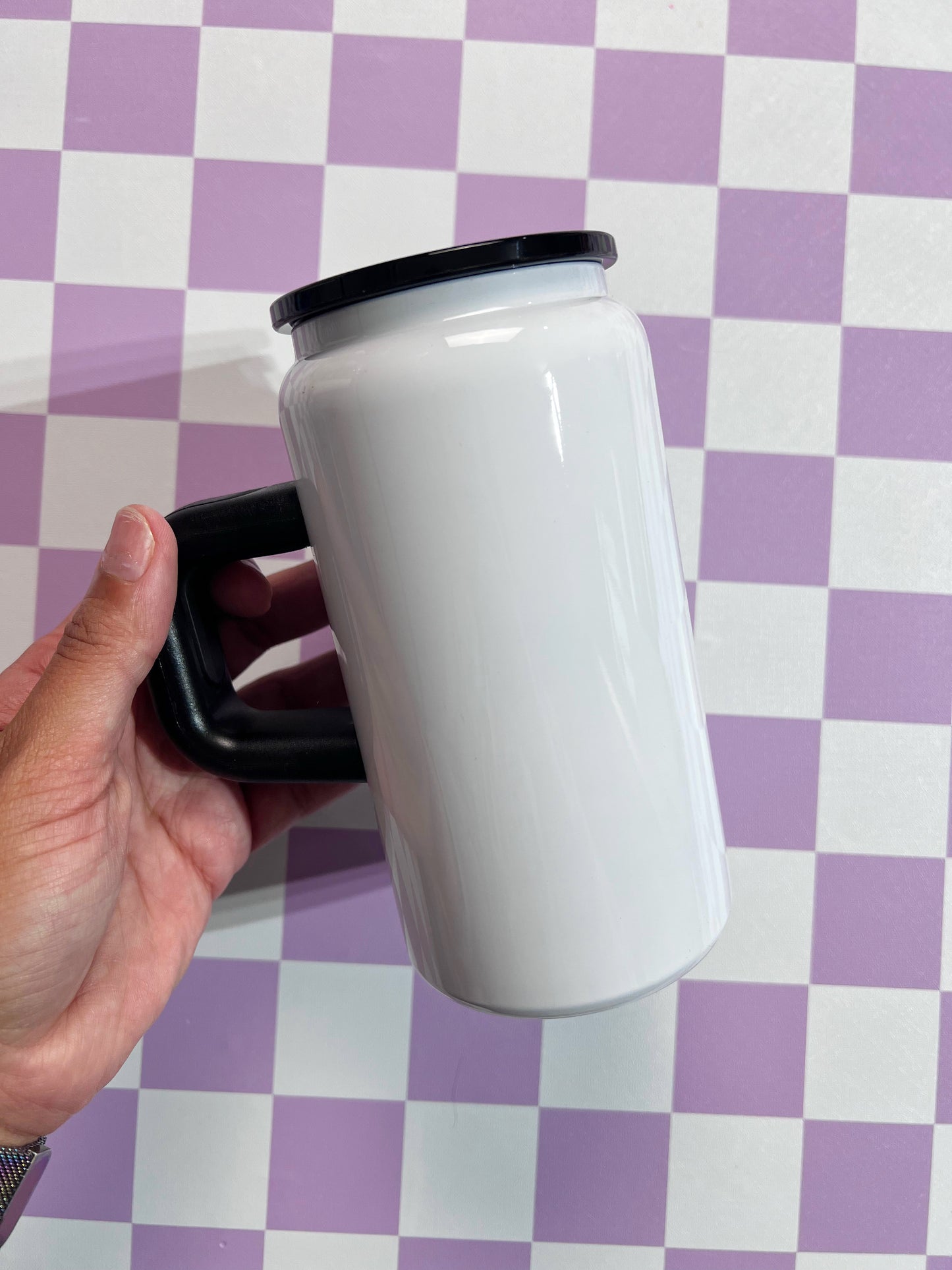 16oz Handle Sublimation Stainless Steel Cans