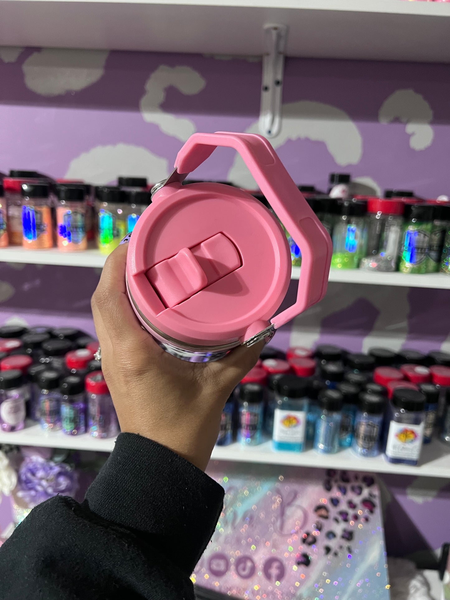 30oz Pink Cute Spooky Pumpkin Tumbler