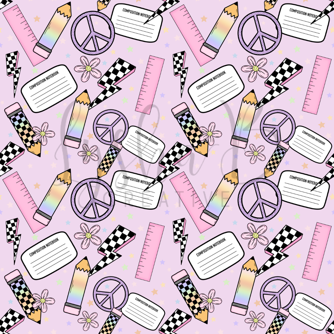 12x12 Pencil Composition Vinyl