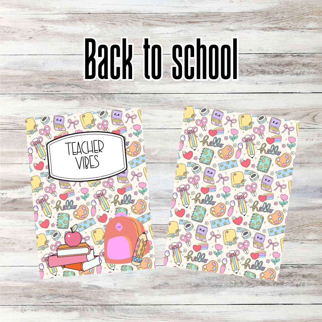 Personalized Composition Notebook – Custom Design | Back-to-School, Teacher Gifts, Crafters & More