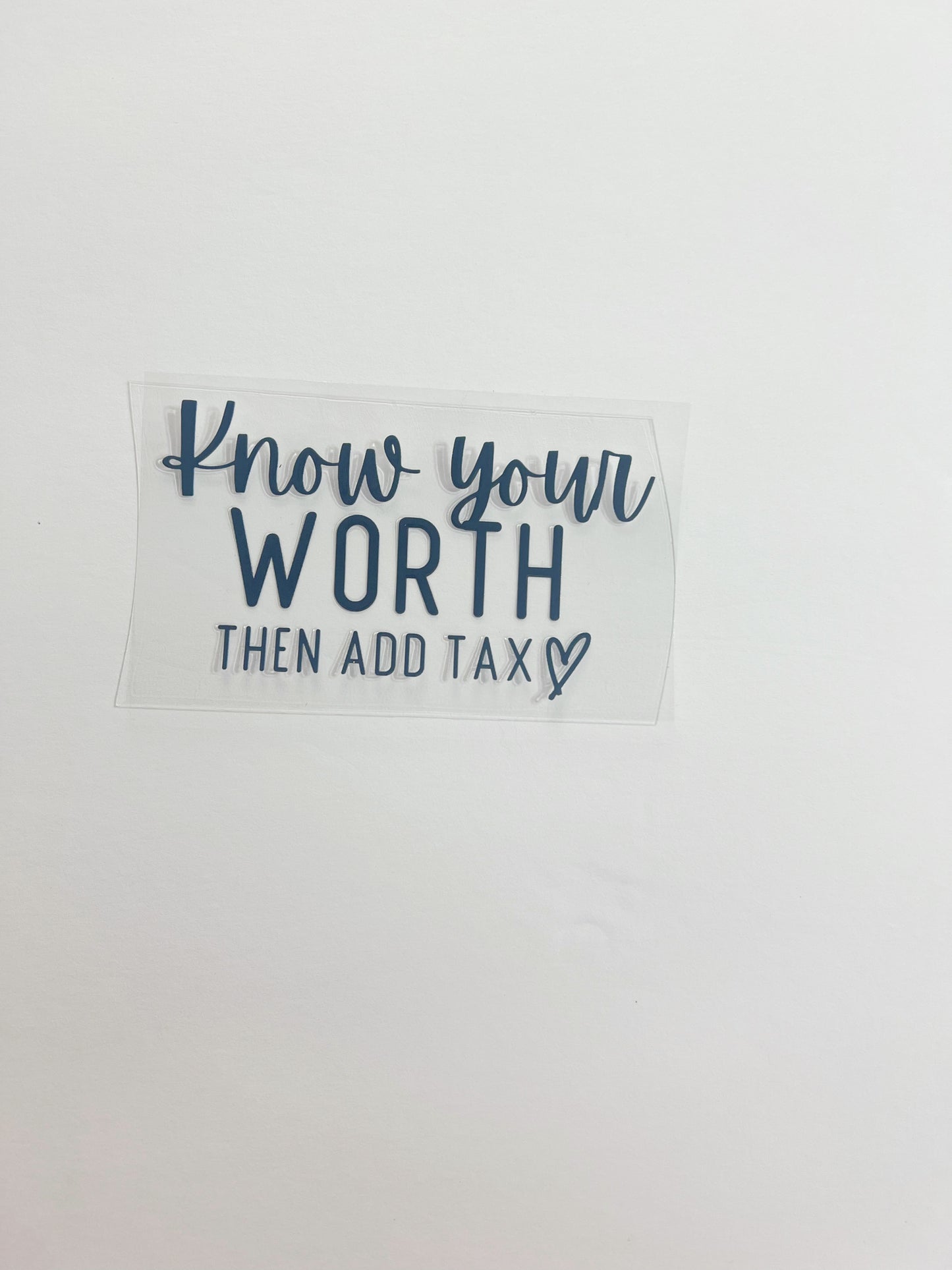 Know your worth