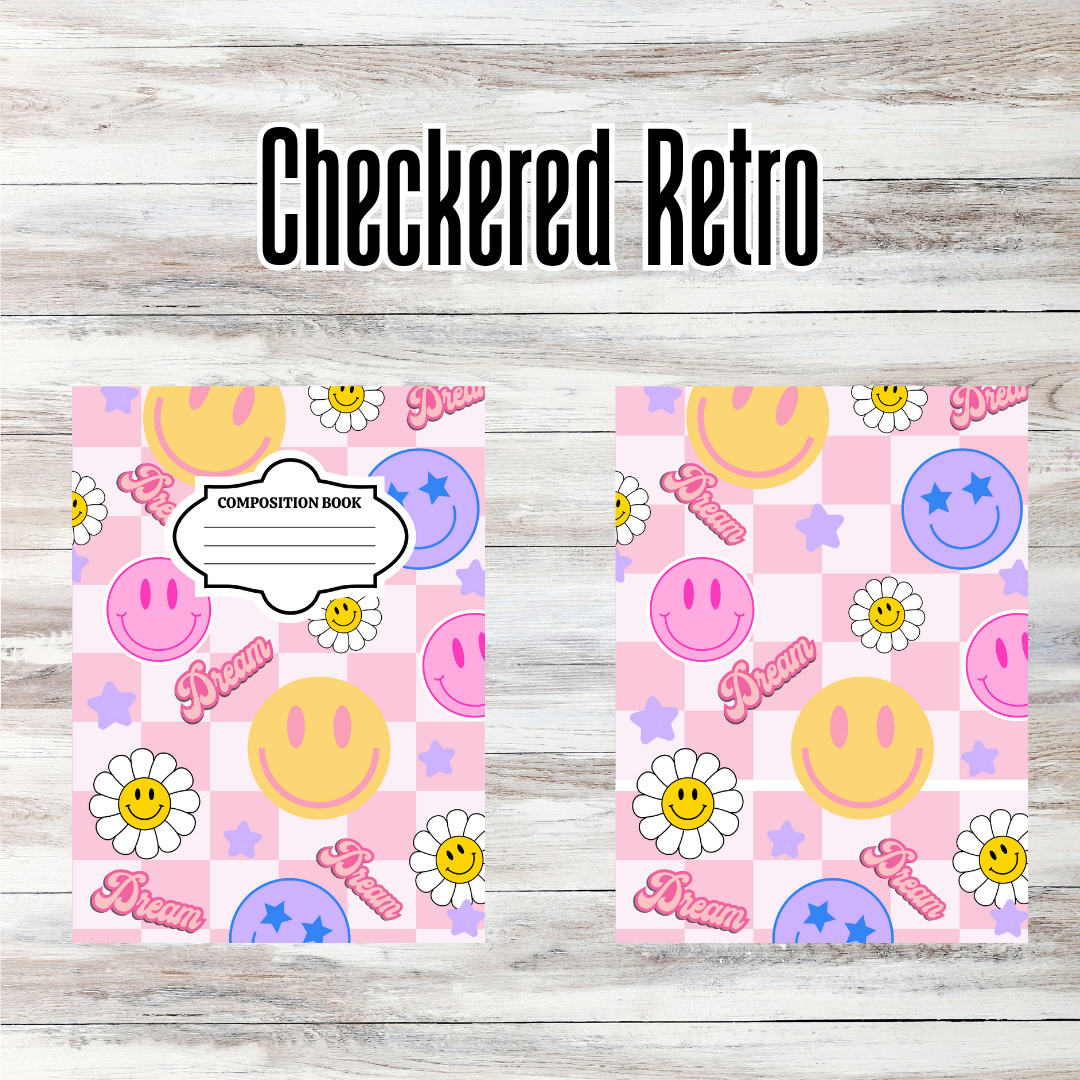 Personalized Composition Notebook – Custom Design | Back-to-School, Teacher Gifts, Crafters & More