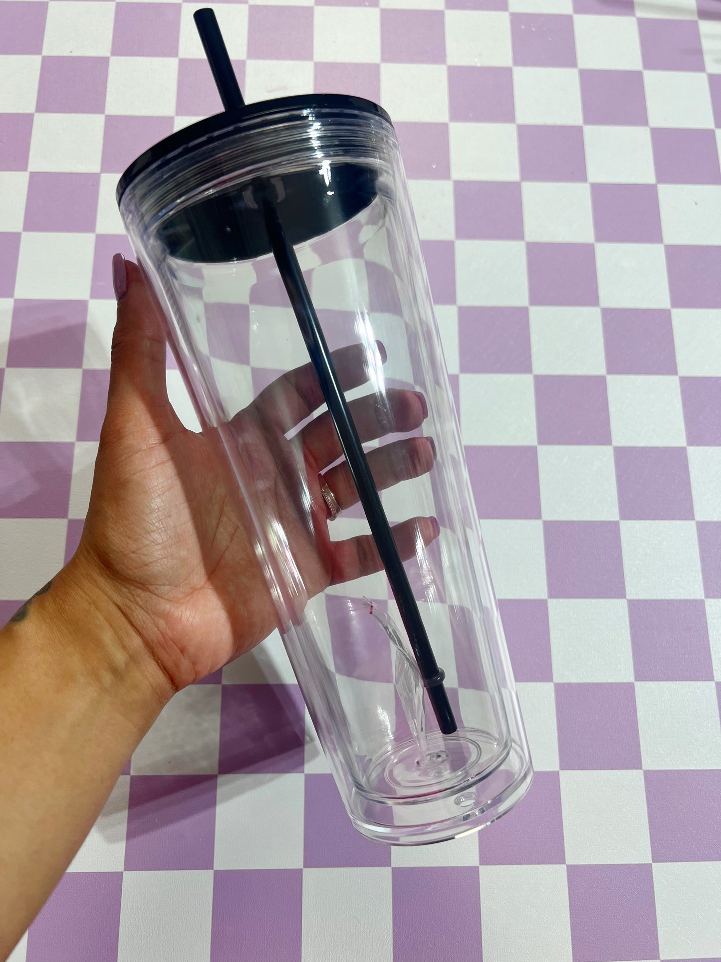 20oz Acrylic Snow globe blanks