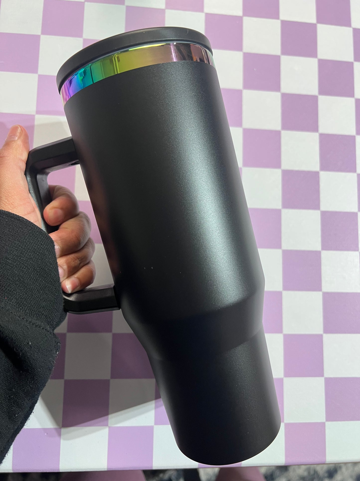 40oz Rainbow coated tumbler blanks