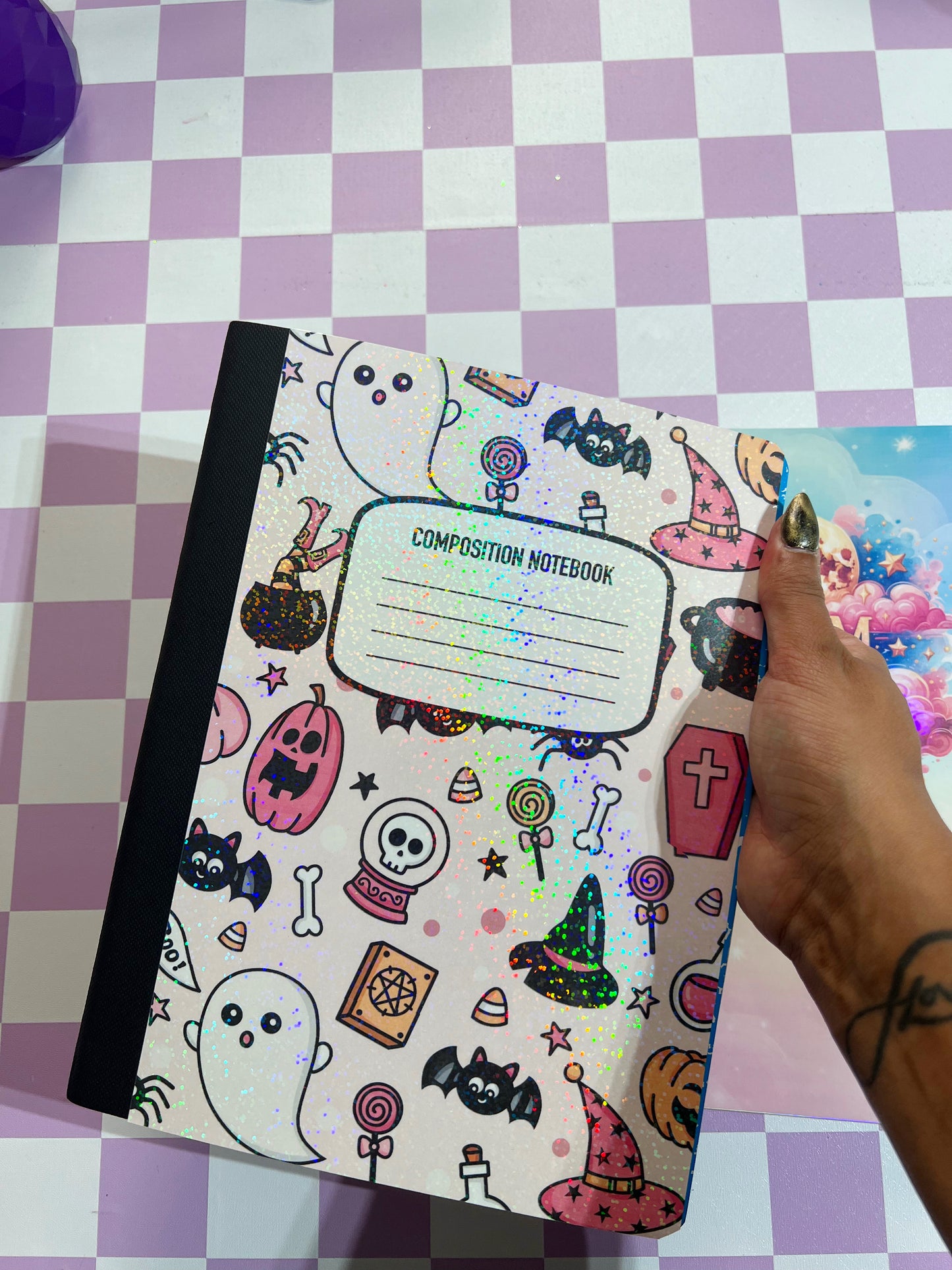 Personalized Composition Notebook – Custom Design | Back-to-School, Teacher Gifts, Crafters & More