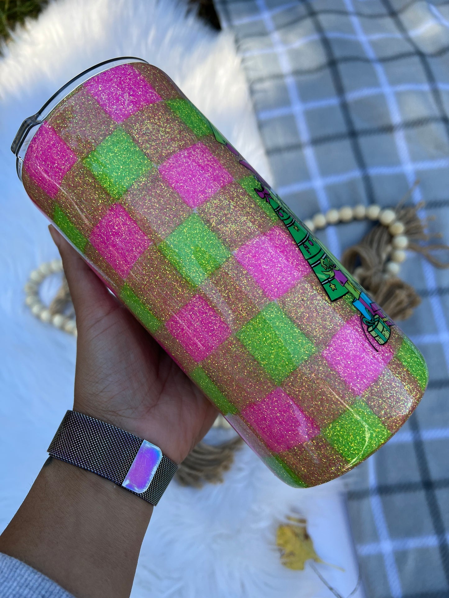 MADE TO ORDER: Plaid Mt. Crumpit Grinch