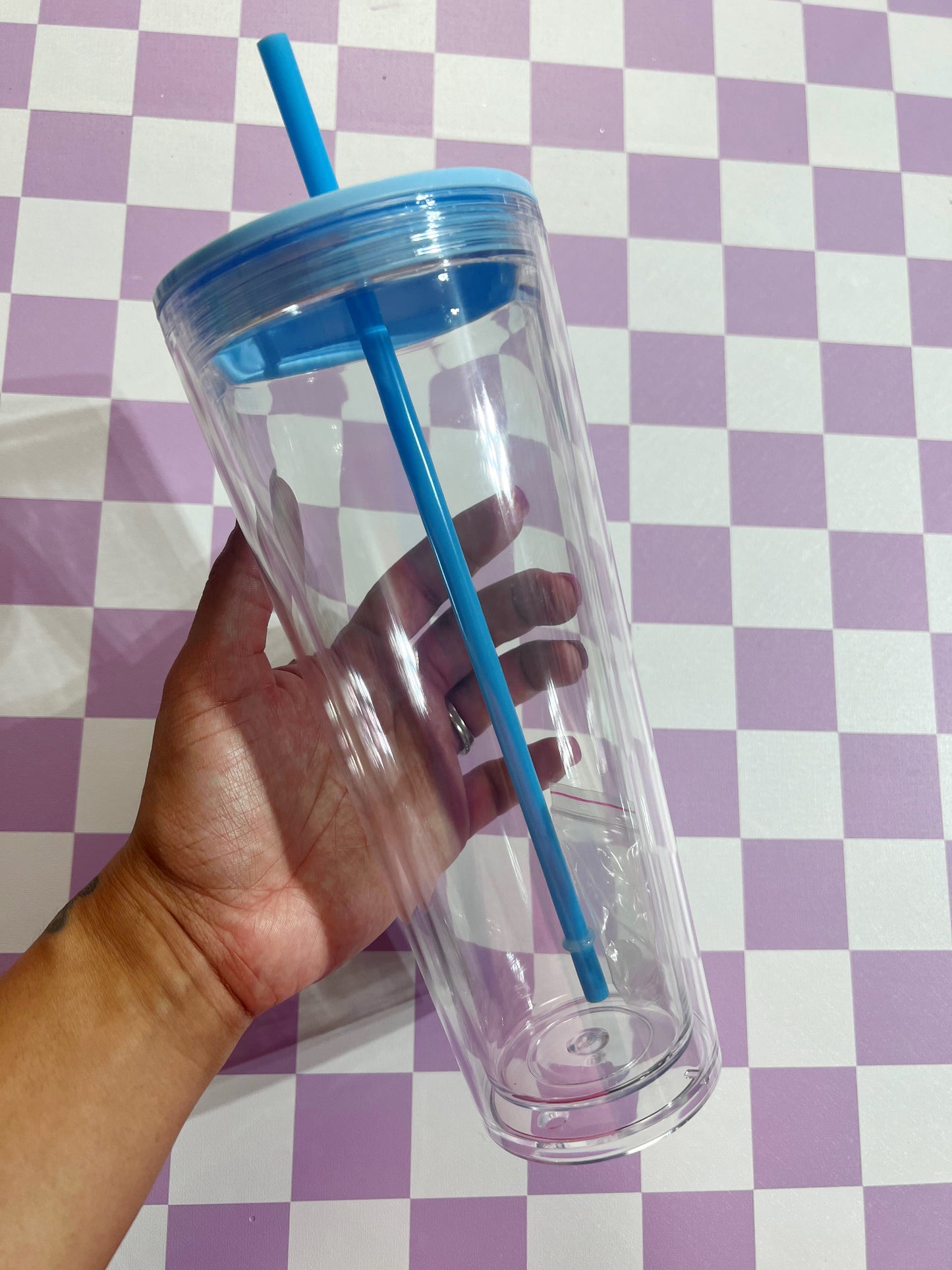 20oz Acrylic Snow globe blanks