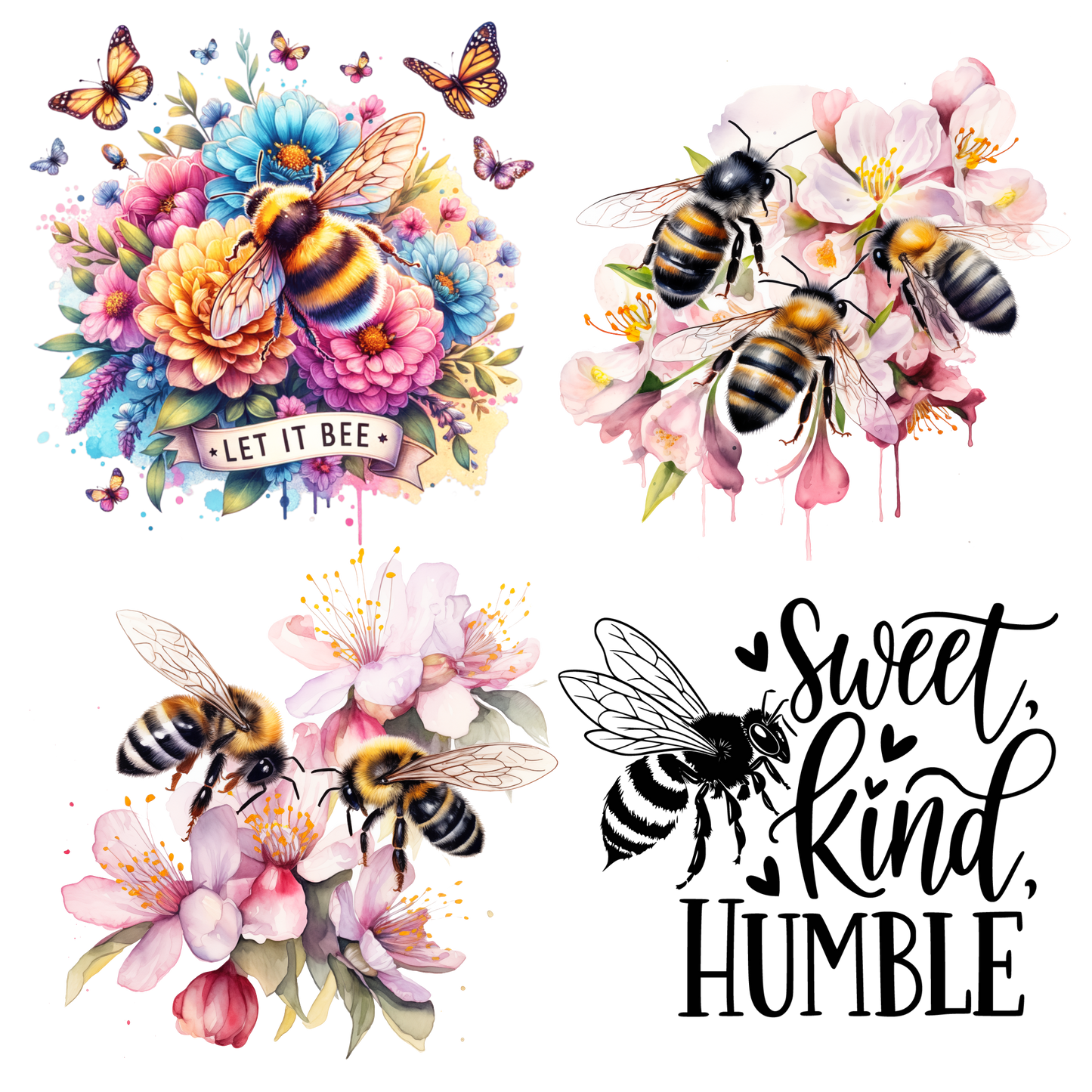 Sweet as can bee decal sheet