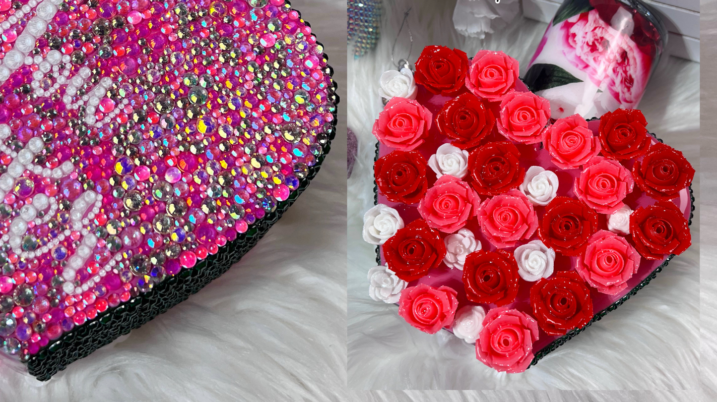 3D Printed small Roses Add-on for Tumblers | PLA Accent | Custom Tumbler Embellishment