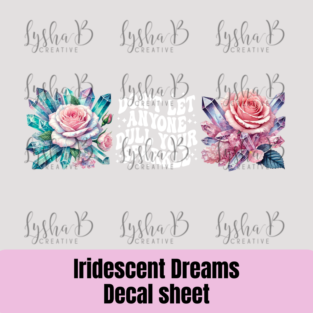 Iridescent Dreams Decal Sheet