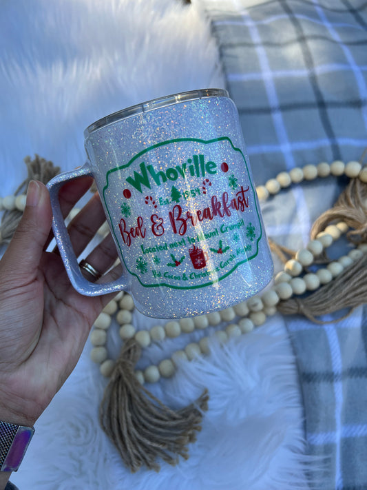 MADE TO ORDER: Whoville Bed and Breakfast mug