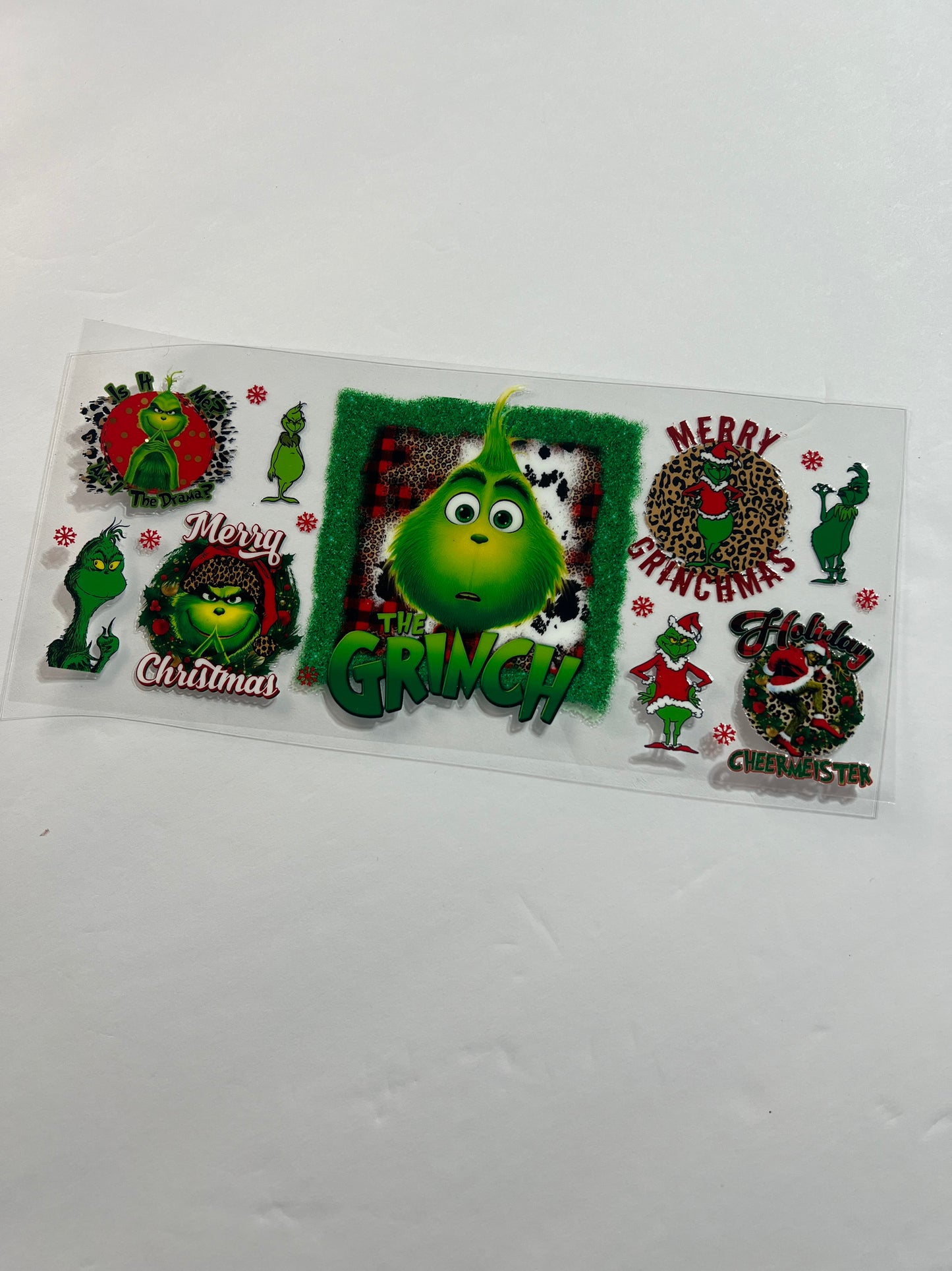 The Grinch UVDTF Wrap