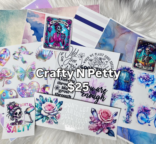 Crafty N Petty vinyl and UVDTF bundle