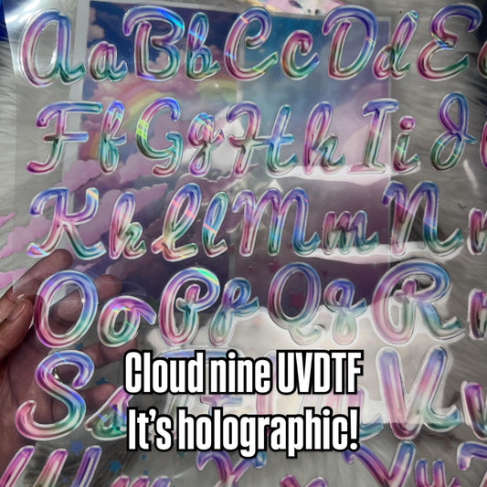 Cloud nine | UV DTF & Permanent Vinyl Sheets (Copy)