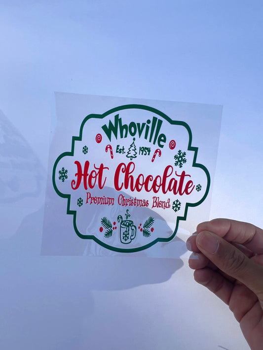 Whoville Hot Chocolate Decal (DS)