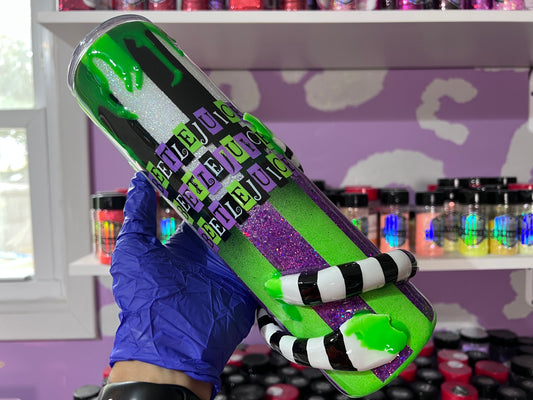 32oz Sculpted Sand worms tumbler