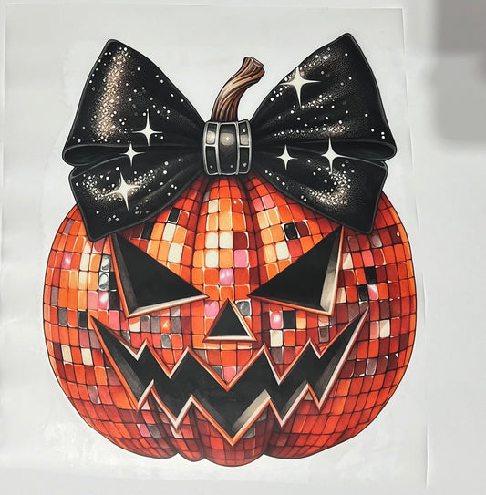 Glitter Disco Jack O Lantern Made to Order Hoodie design