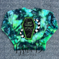 PREORDER Green and Navy Ice Dye Crewneck