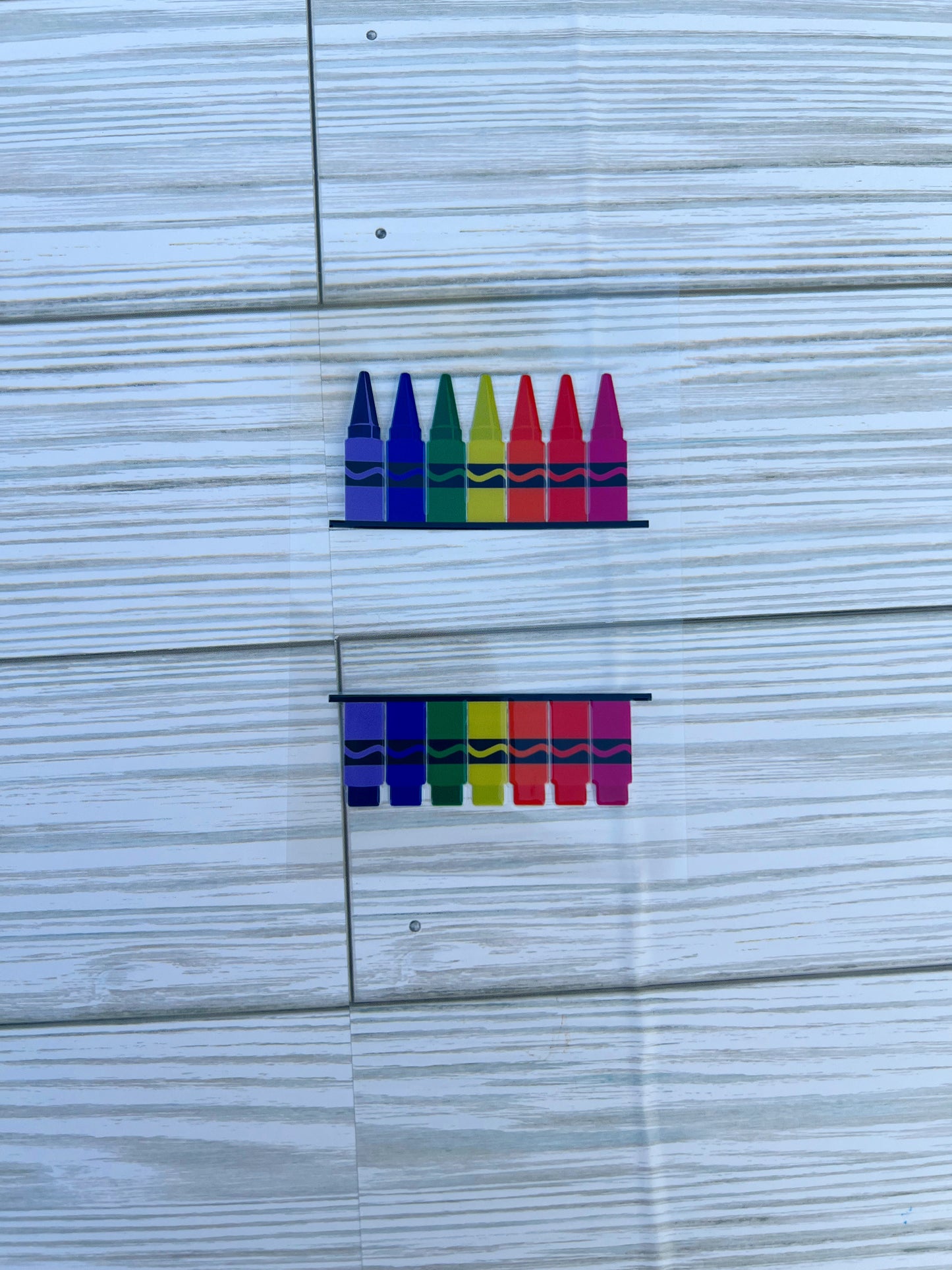 Crayons name decal