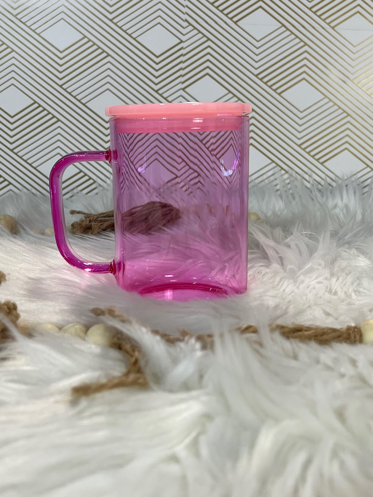 16oz Jelly Glass Mugs