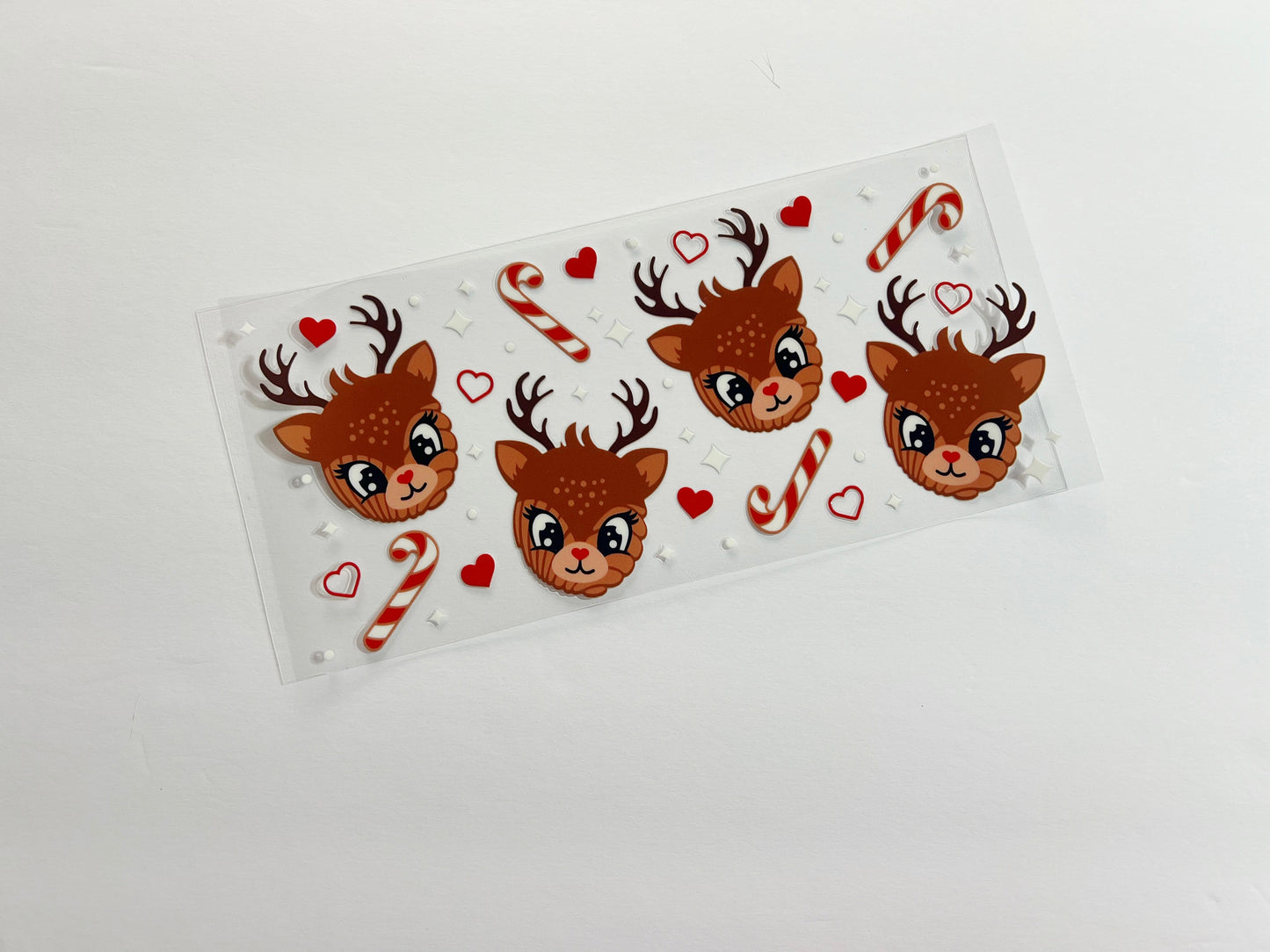 16oz Reindeer Faces Wrap