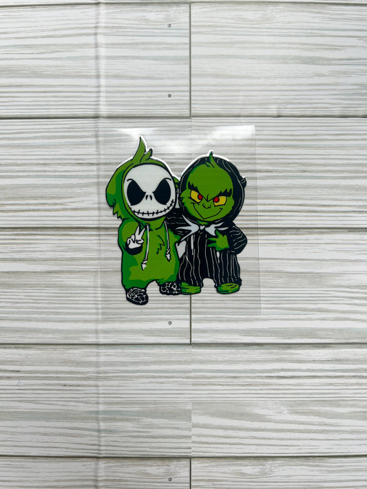 Grinch and jack Decal