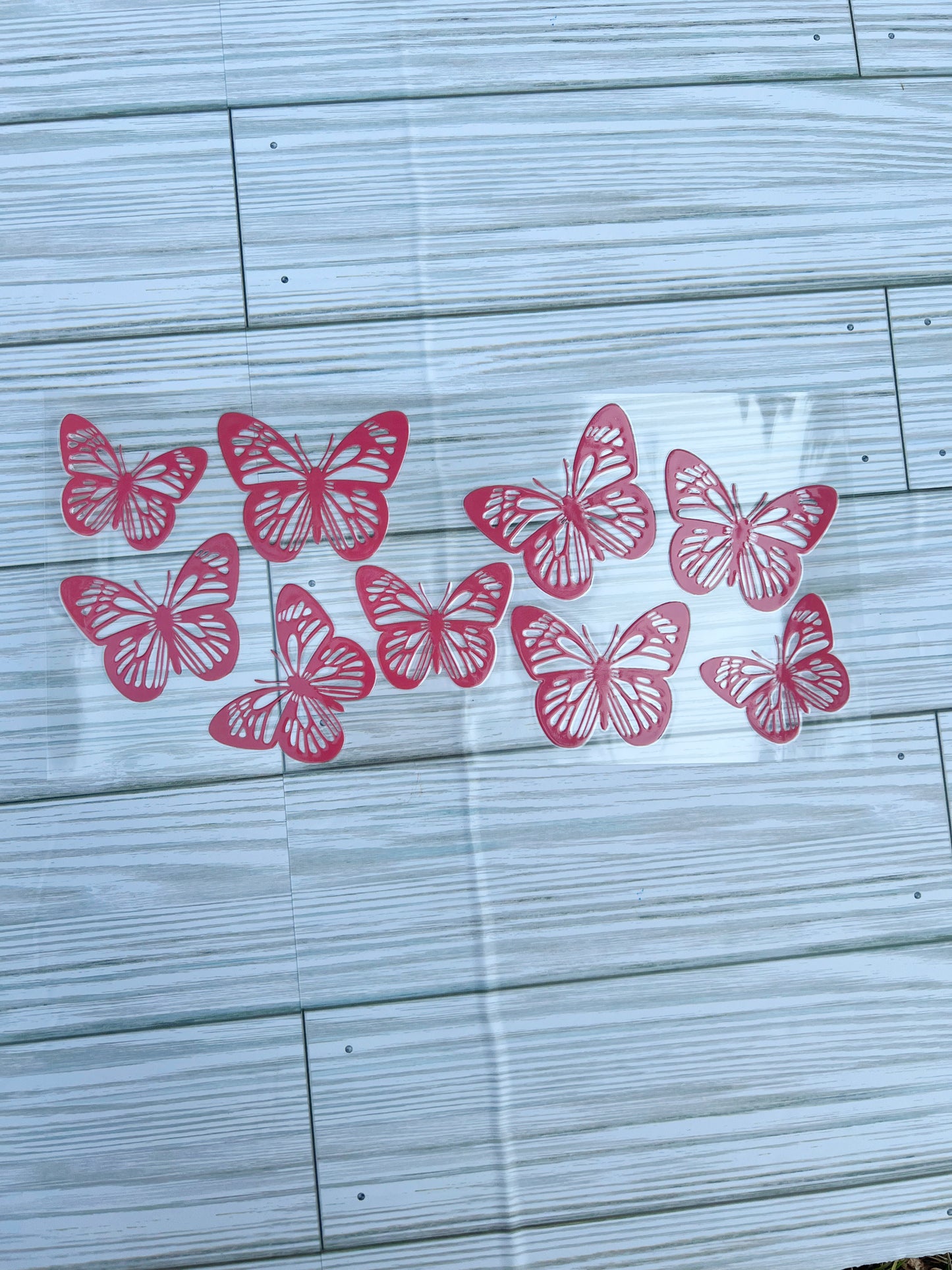 Pink butterflies