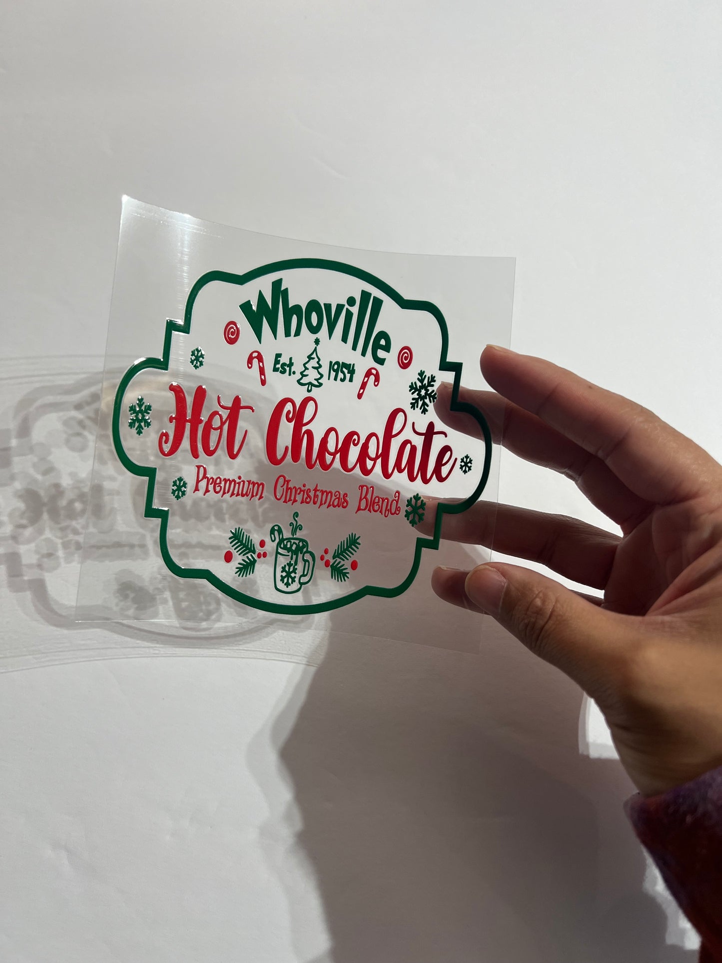 Whoville Hot Chocolate UVDTF Decal