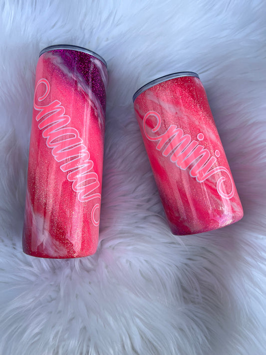CUSTOM ORDER Milky way Swirl Tumbler Design