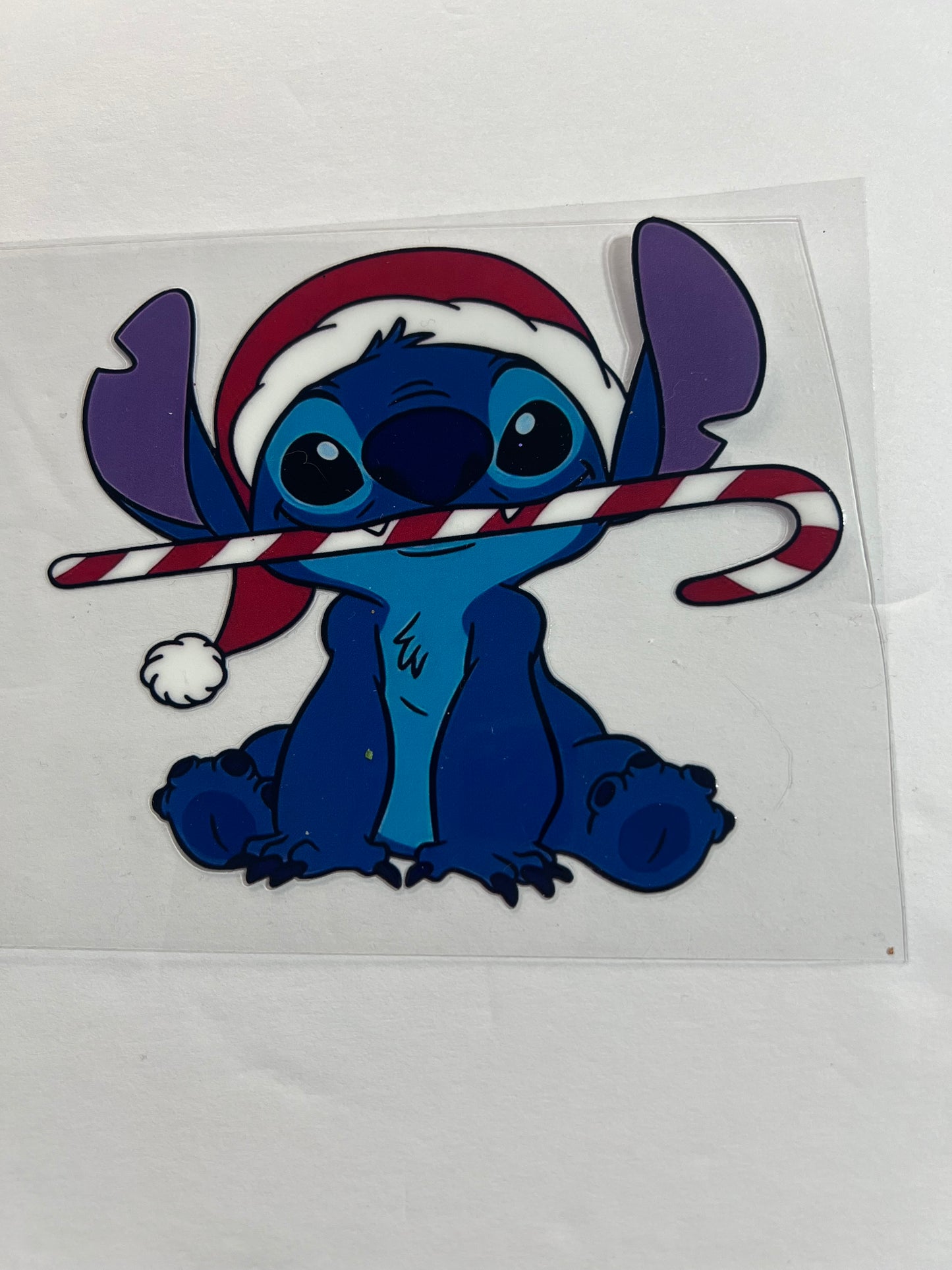 Candy Cane Stitch UVDTF Decal