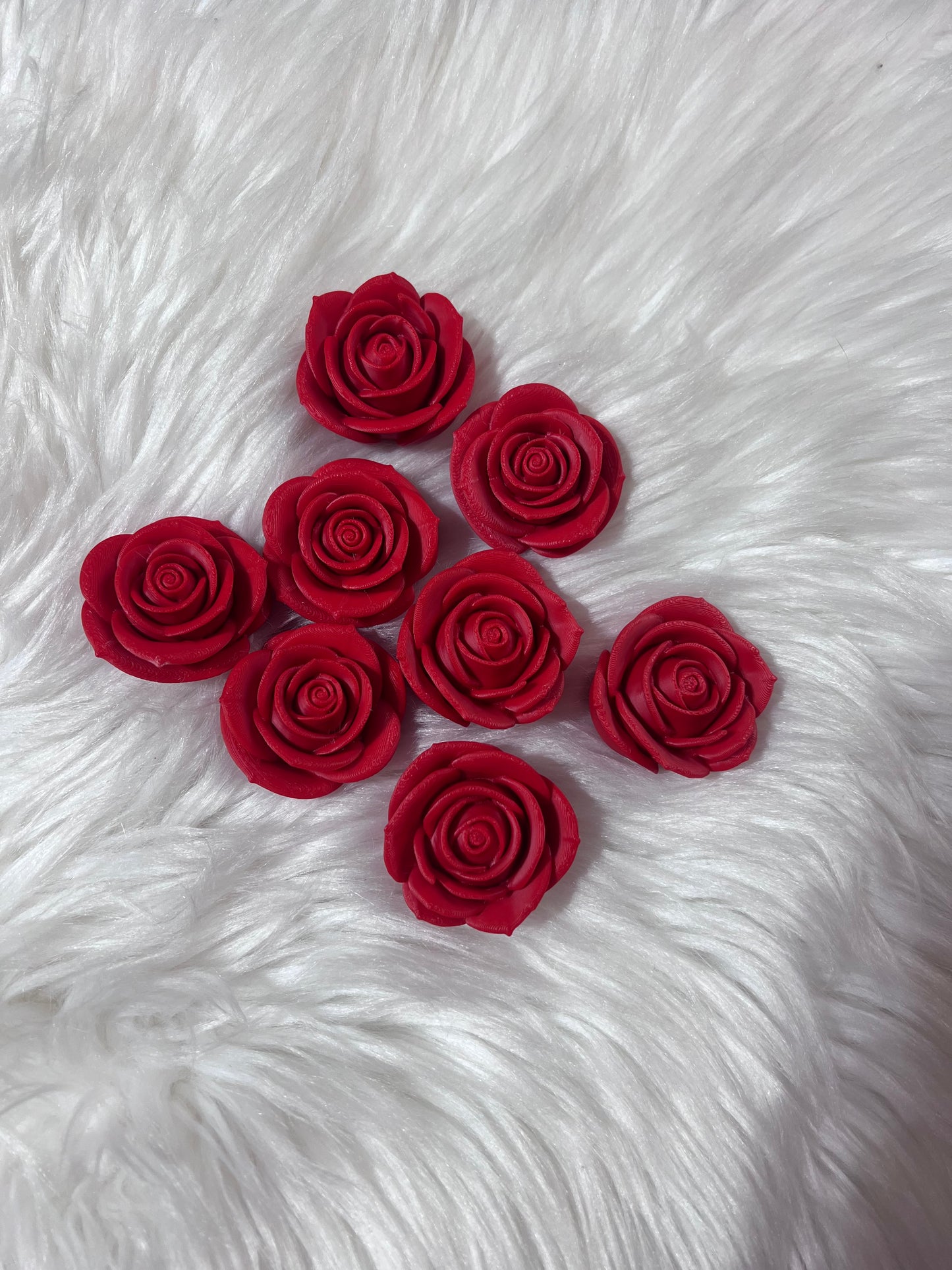 3D Printed Large Roses Add-on for Tumblers | PLA Accent | Custom Tumbler Embellishment