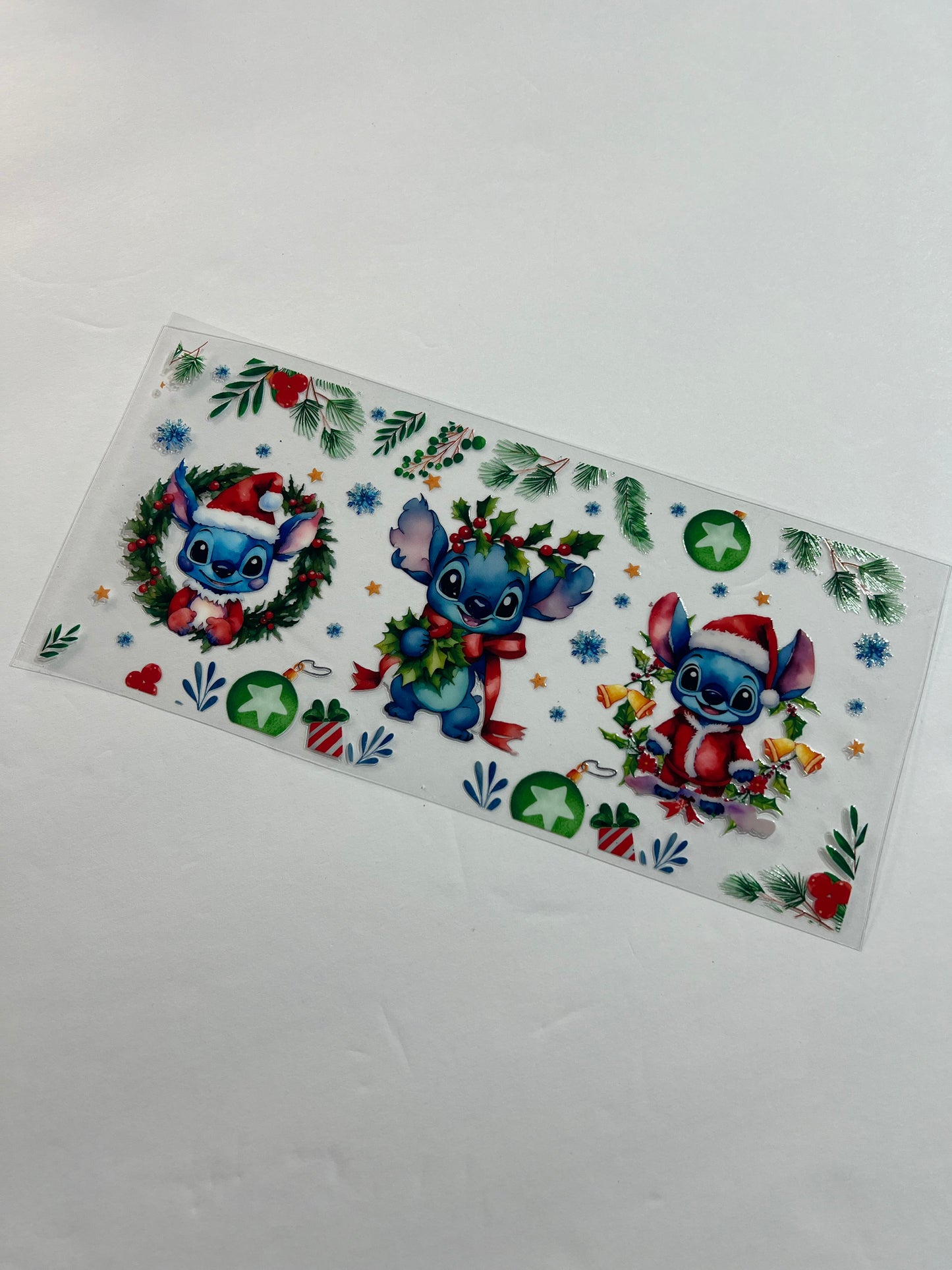 Stitch Reindeer UVDTF Wrap