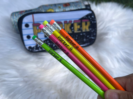 Personalized Pencils- Set of 12, Back to school gift