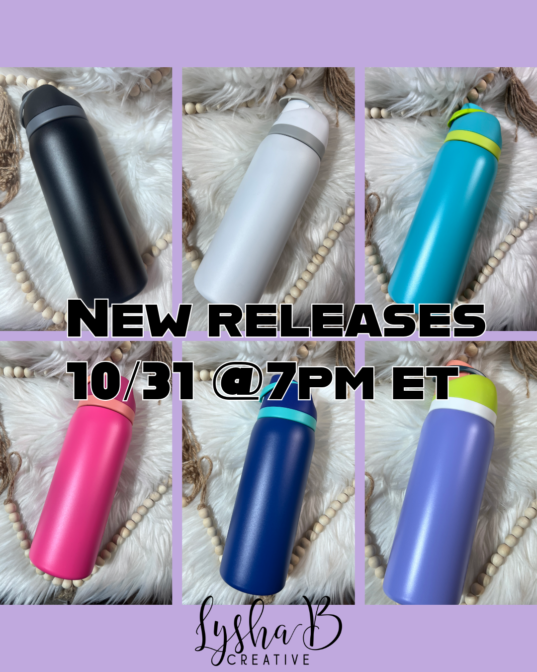 32oz flip top sport bottles (owala dupes)