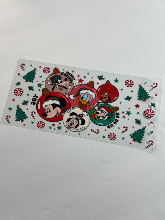 Mickey and Friends Baubles UVDTF Wrap