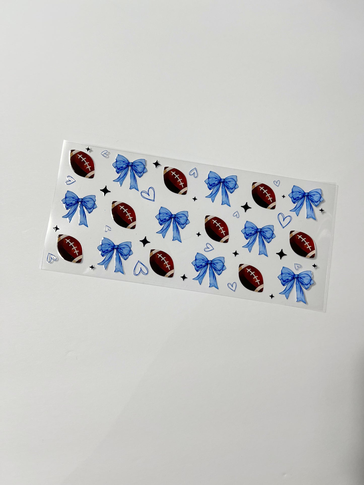 Blue Bows and Footballs