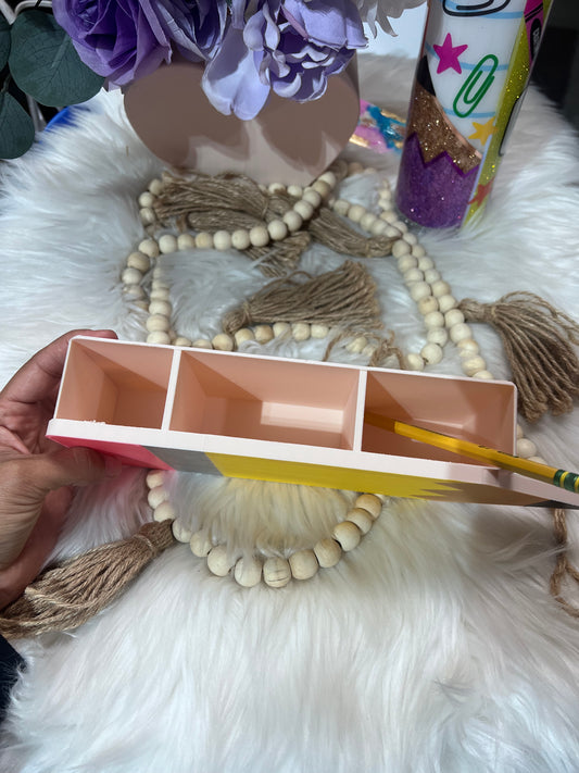 3D printed Teacher Appreciation Pencil Themed Pencil Holder
