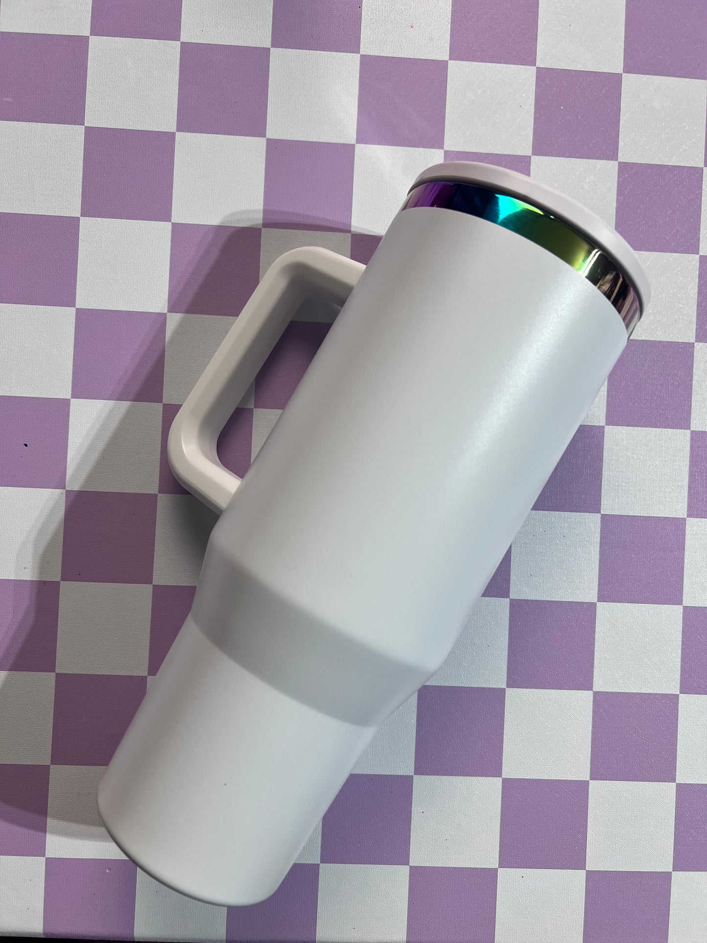 40oz Rainbow coated tumbler blanks