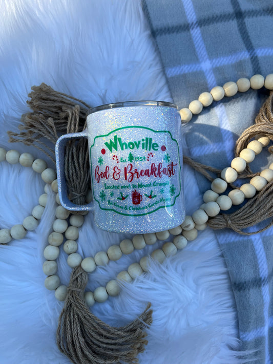 MADE TO ORDER: Whoville Bed and Breakfast mug