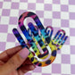 Large acrylic paper clips