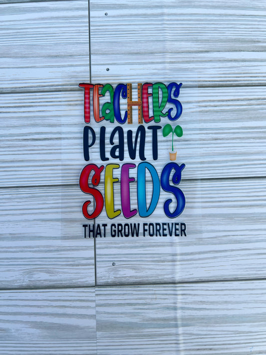 Teachers plant seeds