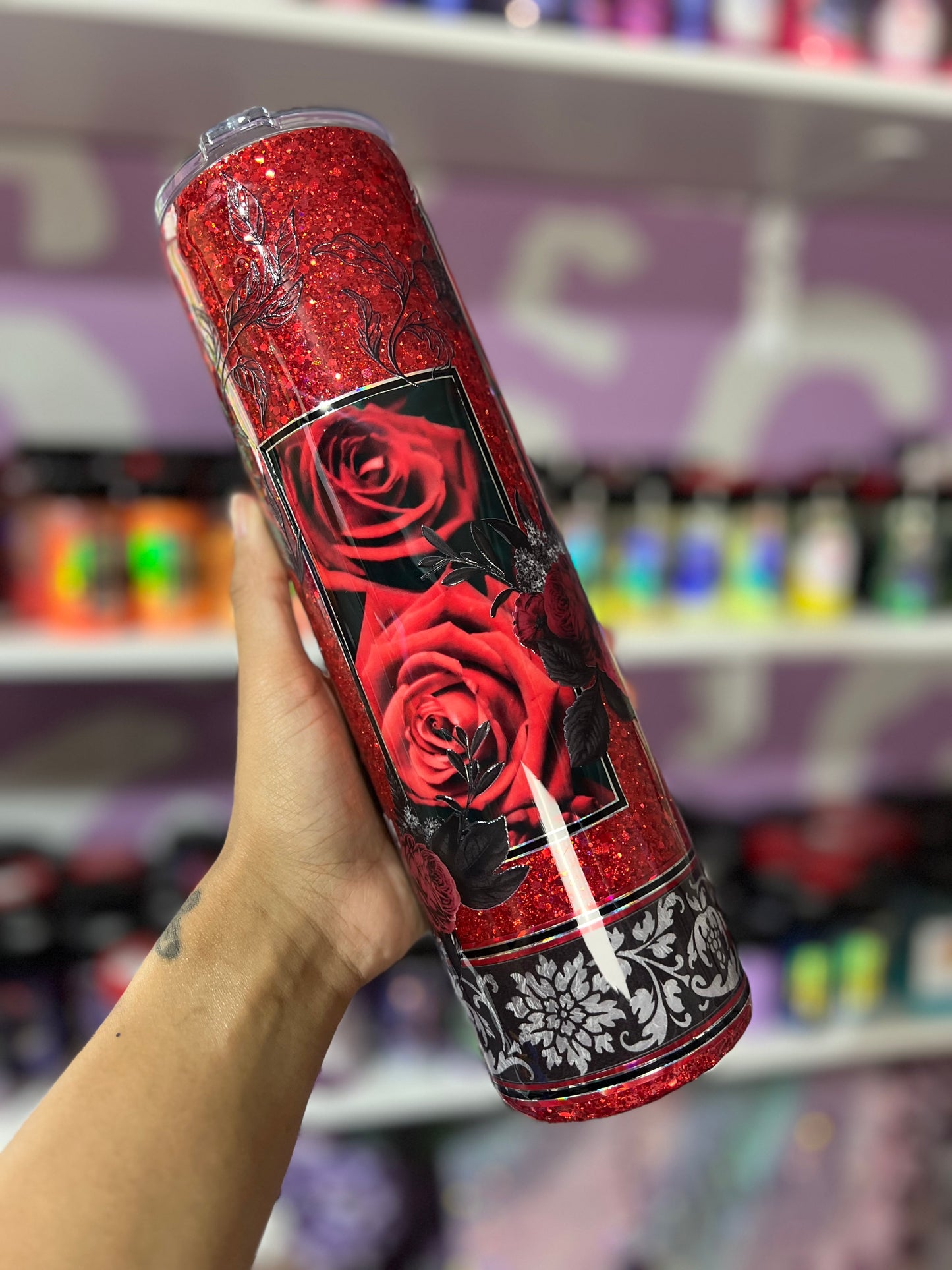 32oz red roses
