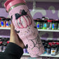 30oz Pink Cute Spooky Pumpkin Tumbler
