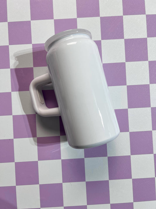 16oz Handle Sublimation Stainless Steel Cans